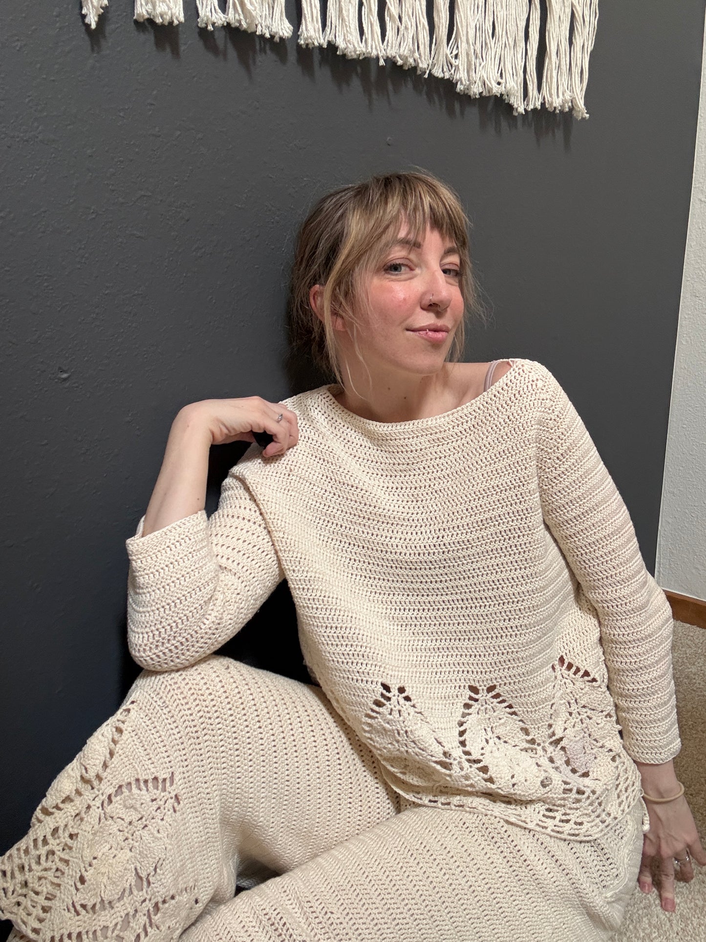 Wedding Lace Lounge Set Pattern