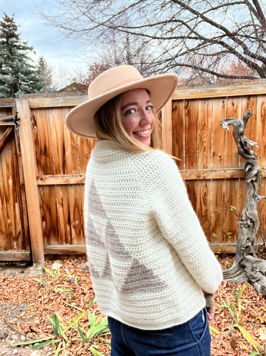 Wonderfluff Triangle Cardigan Pattern