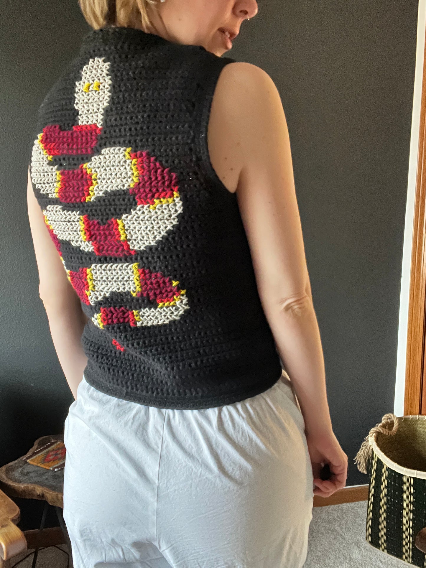 Cross Stitch Vest Pattern