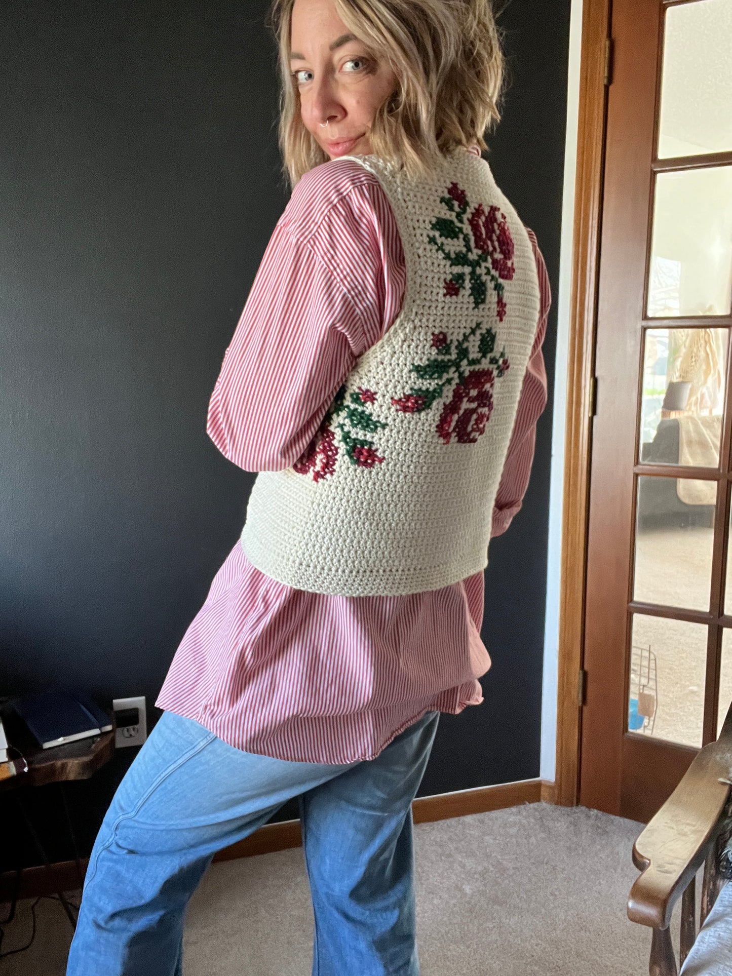 Cross Stitch Vest Pattern